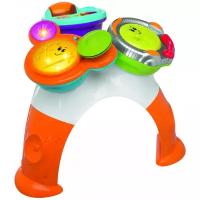 Интерактивная развивающая игрушка Chicco Музыкальный столик Rock Band, белый/оранжевый/голубой/серый