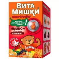 ВитаМишки Immuno + облепиха пастилки жев., 60 шт