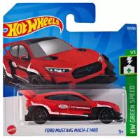 Базовая машинка Hot Wheels FORD MUSTANG MACH-E 1400, красная, Хот Вилс Mattel арт. 5785/HCX38