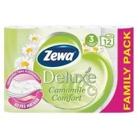 Туалетная бумага Zewa Deluxe Camomile Comfort, 3 слоя, 12 шт