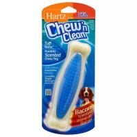 Игрушка Hartz Chew'n Clean Bone Mighty For Dogs Косточка со вкусом бекона для очищения зубов собак