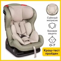 Автокресло детское от 0-7 лет, Happy Baby Passenger V2, автокресло 0/1/2 (0-25кг), зеленое