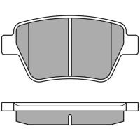 Колодки задние для AUDI A3 /SKODA OCTAVIA/VW GOLF VI 03/03> (производитель Meyle, артикул 0252456317)