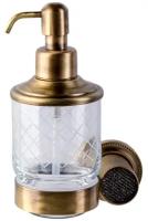 Дозатор для жидкого мыла Boheme Royal Crystal 10932-BR бронза