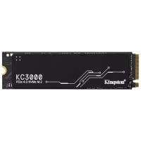 SSD диск Kingston M.2 2280 KC3000 1.0 Тб PCI-E 4.0 x4 NVMe 3D TLC графеновый радиатор (SKC3000S/1024G)
