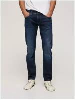 Джинсы прямые Pepe Jeans, размер 32, рост 34, синий
