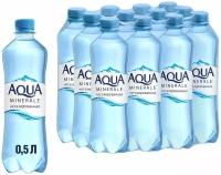 Вода питьевая Aqua Minerale негазированная 0.5 л. упаковка 12 штук ПЭТ