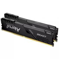 Модуль памяти DDR4 16GB (2*8GB) Kingston FURY KF432C16BBK2/16 Beast Black 3200MHz CL16 1RX8 1.35V 288-pin 8Gbit