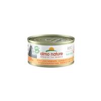 Almo Nature Консервы для Кошек с Тунцом и Креветками 75% мяса (HFC - Natural - Tuna and Shrimps) 9023H, 0,070 кг