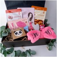 Beauty box XL подарочный набор/корейская косметика/бьюти бокс подарок девушке/женщине/маме/подруге на новый год/на 8 марта/патчи/маски/скраб