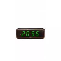 Часы электронные настольные VST-738, с зелёной подсветкой