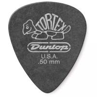 Медиатор DUNLOP 488P.50 Tortex Pitch Black Standard