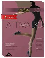 Колготки женские Omsa Attiva 30 Daino 4 (спайка 2 шт)