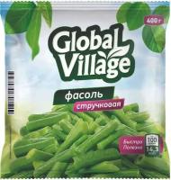 Фасоль Global Village стручковая замороженная, 400 г