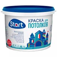 Краска акриловая Start Start для потолков матовая белый 7 кг