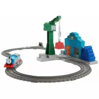 Thomas and Friends Стартовый набор Томас с подъемным краном Крэнки, серия TrackMaster, DVF73