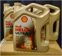 Моторное масло Shell Helix Ultra, синтетическое, 5W-40, 4 л