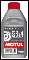 Тормозная жидкость Motul DOT-3/4 0.5 л