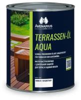 Масло быстросохнущее для террас и садовой мебели Avenarius Terrassen-Oel Aqua (5л) база под колеровку