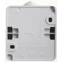 Выключатель 1-полюсный Schneider Electric BA10-045C 10А серый