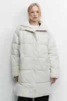 Куртка женская удлиненная стеганая с воротником-стойкой 2341087137-60-XL
