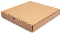 Коробка для пиццы бумажная 300*300*40 мм светлый крафт, 50 шт