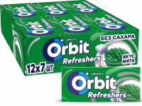 Жевательная резинка Orbit Refreshers мята, без сахара 16 г