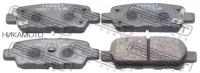 К-т торм. колодок Re NISSAN PRIMERA P12 01-07, 0201T31R FEBEST 0201-T31R