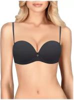 Бюстгальтер супер Push Up Double Extra Lormar (черный), 80B