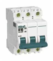 Schneider Electric Выключатель автоматический модульный 3п D 16А 4.5кА ВА-101 SchE 11126DEK