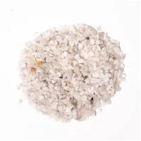 Натуральный камень кварц, белый, крошка, фракция 2-5 мм, 3 кг (239). Декоративный грунт