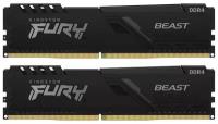 Оперативная память Kingston DDR4 32Gb (2x16Gb) 3200 MHz pc-25600 FURY Beast Black (KF432C16BBK2/32)