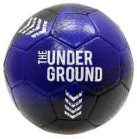 Мяч футбольный INGАME UNDERGROUND, размер 5, черный/синий