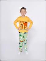 Пижама детская домашняя для мальчика (100% хлопок) для малышей (интерлок)