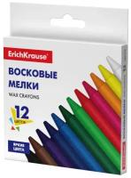 Мелки восковые ErichKrause Basic, 12 цв, 51564