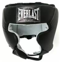 Шлем с защитой щек Everlast USA Boxing Cheek XL черный