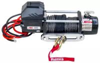 Лебёдка автомобильная электрическая 12V Electric Winch Magnum (made by Runva) 12000 lbs 5443 кг (синтетический трос)