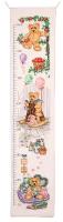 PCE962 Набор для вышивания Anchor Teddy Height Chart 78*14см, MEZ, Венгрия