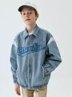 Джинсовая куртка Sela, размер 158, голубой