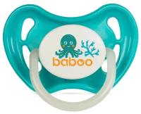 Пустышка латексная анатомическая круглая Baboo Sealife, 0+