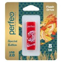 Флеш Perfeo USB 8GB C04 Red Lion