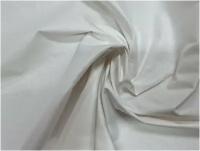 Ткань на отрез Бязь отбеленная белая для шитья постельного белья и рукоделия ширина 150 см