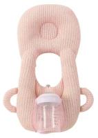 Подушка для новорожденных PUDCOCO, для кормления младенцев с фиксированной бутылочкой и двойными ушками
