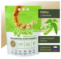 Наполнитель Тофу (Tofu) с пробиотиками для кошачьего туалета КОМОК, САКУРА