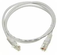 Патч-корд Lanmaster UTP вилка RJ-45-вилка RJ-45 кат.5е 1м серый ПВХ (уп.:1шт)