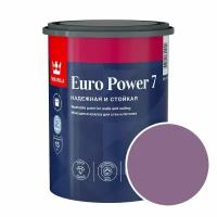 Краска моющаяся Tikkurila Euro Power 7 RAL 4001 (Красно-сиреневый - Red lilac) 0,9 л