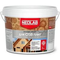 Краска NEOLAB для OSB плит влагостойкая белый 6 кг