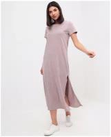 Платье-футболка женское HappyFox, HF1301N размер 46, цвет розовыймеланж