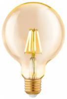 Eglo Лампа светодиодная филаментная Eglo E27 4W 2200К янтарь 11522