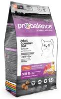 Корм для кошек ProBalance Gourmet Diet сухой для кошек с говядиной и ягненком, 1,8 кг